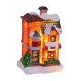 thumbnail image 2 of Decoración navideña de casa de pueblo con nieve, manualidades de resina, decoración del hogar Estilo N, 2 of 9