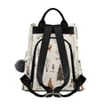 thumbnail image 2 of FORMRS Women's Travel Backpack Purse Anti-Theft Hidden Pockets Casual Shoulder Bag, Beige Christmas Forest, 2 of 7