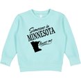 thumbnail image 2 of Inktastic Someone in Minnesota Loves Me Toddler Sweatshirt, 2 of 4