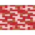 thumbnail image 1 of Ahgly Company Indoor Rectangle Patterned Red Area Rugs, 4' x 6', 1 of 1