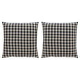 thumbnail image 5 of VHC Brands Euro Sham Set of 2, Cotton Bedroom, Living Room Euro Sham Covers, Flat Weave, Bedding Accessory, Bedroom Decor, No Insert, for Bed Couch Sofa, My Country Collection, Square 26x26, Navy, 5 of 5