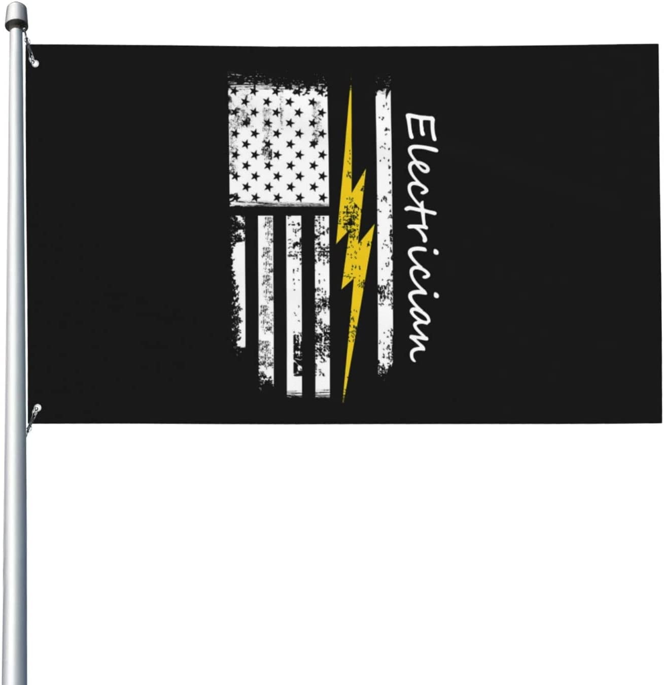 Electrician Usa Flag American Electrician Flag 3x5 ft Decoration Banner
