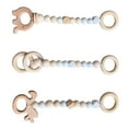 thumbnail image 4 of 3pcs Solid Baby Gym Toys Wooden Baby Pendants Gym Hanging Toys Infant Toys, 4 of 7