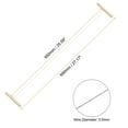 thumbnail image 2 of Uxcell Wire Clay Mud Cutting Tool Wire Clay Cutter Curly Cutoff Tool, 27.17 Inch 3 Pack Wooden Silver, 2 of 6