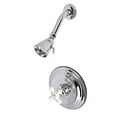 thumbnail image 1 of Kingston Brass KB3631PXSO Robinet de Douche à Pression Équilibrée de 7,5 Pouces, Chrome Poli, 1 of 2
