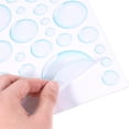 thumbnail image 3 of Topboutique Bubble Wall Decal 2 Sheets Bubbles Wall Stickers Ocean Theme Wall Decor Clear Bubble Wall Decal Sticker Blue White Bubble Ocean Background for Bathroom Party Decoration, 3 of 6