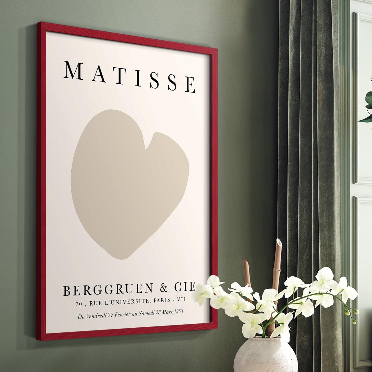 Matisse CCXIX in Solid Wood 8 x 10 Framed Print