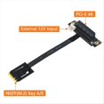 thumbnail image 4 of 270 Degree M.2 NGFF Dual Key A-E To PCI-E 4X Adapter Convert Cable, 4 of 5