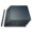 Black & Blue-25p, variant on RuggedPro 0.56 Inch Thick Gym Floor Mats, 25 Tiles Rubber Top with EVA Foam, 25 x 25 Inch Interlocking Puzzle Flooring, 100 Sq.Ft Coverage with Borders, Black and Blue