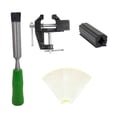 thumbnail image 2 of Kit de abrazadera de tornillo de banco para palos de golf, tornillo de banco de mesa, regalos, cinta de agarre práctica y fácil de usar Removedor verde, 2 of 9