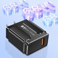 thumbnail image 4 of Carga de teléfono de 25 W AC100-240V Carga rápida USB para iPhone 14 Pro (negro EE. UU.) Ehuebsd Para estrenar, 4 of 6