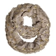 thumbnail image 1 of Peach Couture Solid Color Faux fur Plush Cowl Collar Infinity Loop Scarf, 1 of 1