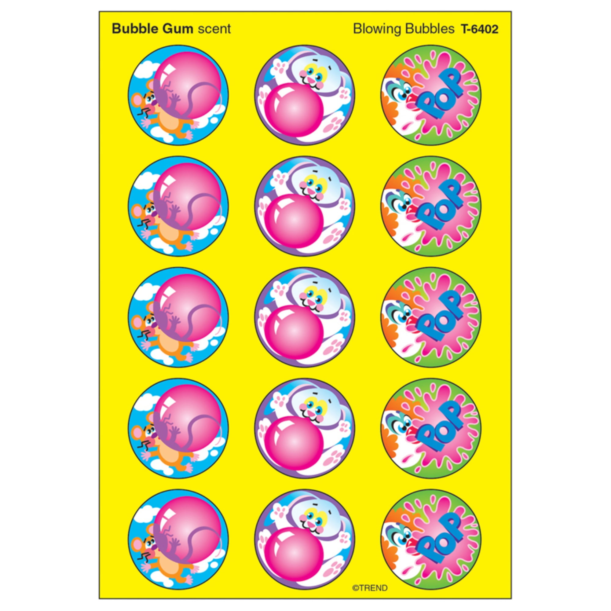 Bubblegum scented scratch and sniff stickers planner bubblegum scent stickers bubblegum stickers planner decoration planner stickers