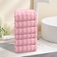 thumbnail image 4 of Juego de toallas faciales y de mano de algodón - Mezcla de poliéster suave, absorbente y respetuosa con la piel | Toallas de baño de secado rápido para adultos | Paquete de 6 colores variados | 29,5, 4 of 6