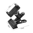 thumbnail image 2 of Clip-on Phone Holder Musical Instrument Phone Mount Stand with 360 Degree Rotatable Ball Head for Bass Guitar Head, 2 of 7