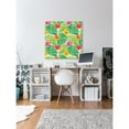 thumbnail image 4 of Marmont Hill "Tropical Pattern" by Molly Rosner Painting Print on White Wood, 4 of 7