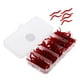 thumbnail image 1 of 150pcs Cebos Carnadas Lombriz Tierra Anzuelo Gran rojo Sunnimix Señuelos de señuelos de pesca, 1 of 8