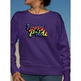 thumbnail image 2 of Happy Pride Bubblegum Banner Sweatshirt Women -Smartprints Designs, Female 5X-Large, 2 of 4