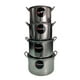 thumbnail image 5 of Juego de ollas con tapa Acero Inoxidable 8 pz Shorbull, 5 of 8