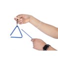 thumbnail image 2 of Triangulo Musical de Acero ZPERCUZZION 10cm Azul, 2 of 4