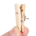 thumbnail image 4 of Clips de madera mini clips de madera para decoración de paredes proyectos escolares con clips para árboles de Navidad para fotos con clips ANGGREK Otros, 4 of 8