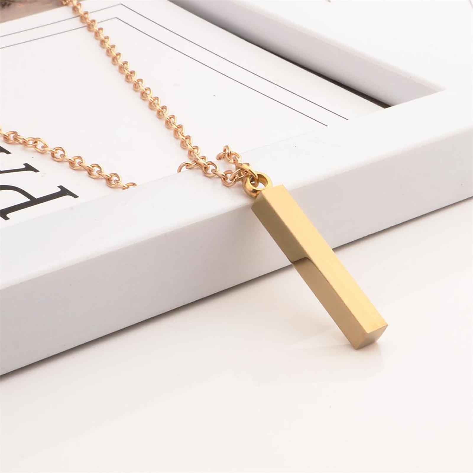 Officer's Wife Gold Plated Pillar Bar Pendant Necklace Gift Mother's D –  America's Front Line® www.AmericasFrontLine.com