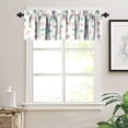 thumbnail image 4 of Ocean Beach Theme Window Valance Curtain,Starfish Seashells Coral, Decorative Curtain Valance for Kitchen Bedroom Decor with Rod Pocket, 4 of 5