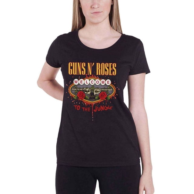 Guns N Roses Womens Welcome to the Jungle T-Shirt