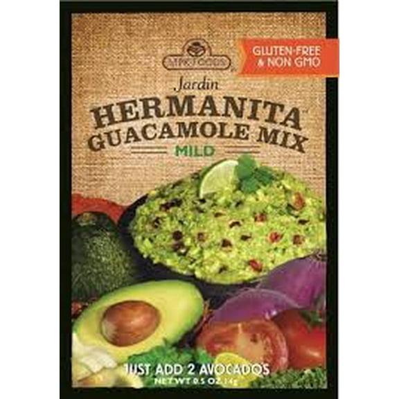 Hermanita Guacamole Mix - Mild | Set of 2 | Easy Guacamole Dip Seasoning