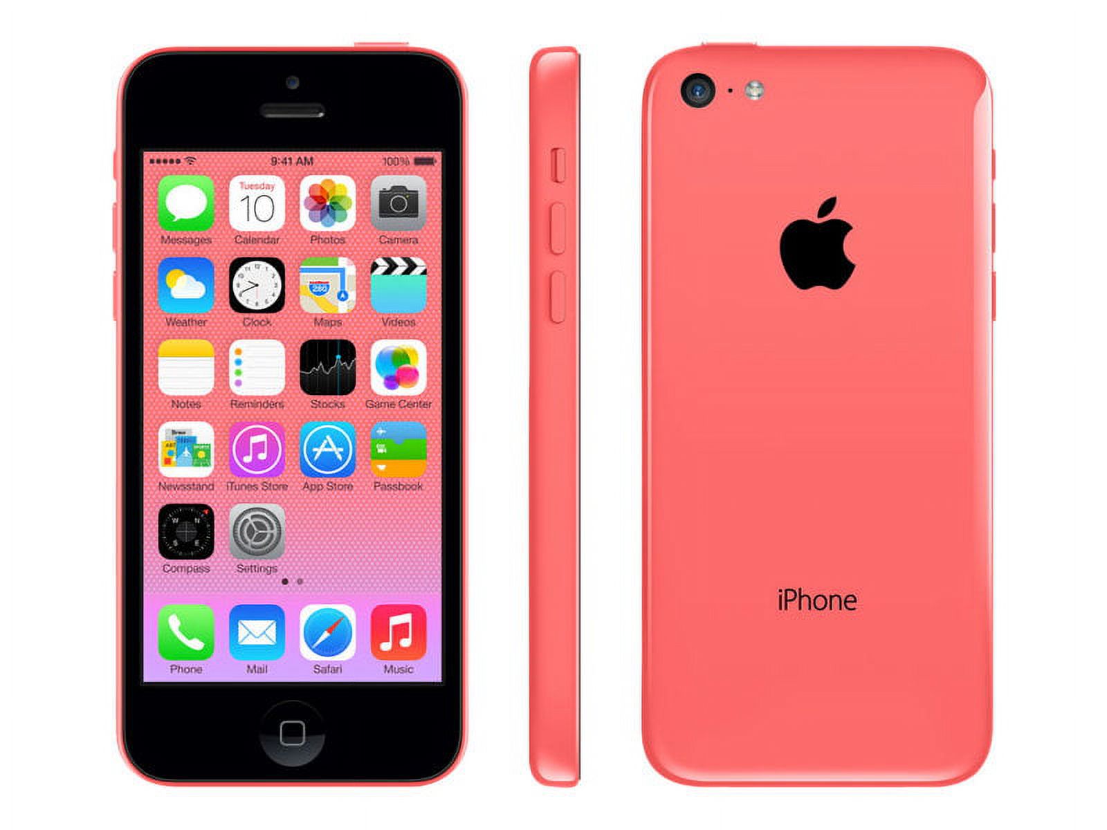 Restored Apple iPhone 5c 8GB, Pink - Unlocked (Refurbished) - image 4 of 8