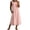 *Pink, variant on VBVC Women's and Women's Plus Sleeveless Midi Dress , Summer Casual Loose Fit Dress For Women , Ladies' Crew Neck Layered Hem Dress with Pockets,Green,S-5XL