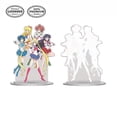 thumbnail image 5 of Sailor Moon Action Figures Crystal Acrylic Stand for Home Décor, 5.7” x 3.98” x 1.65”, 5 of 5