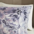 thumbnail image 3 of Madison Park Cal King Enza 7-Piece Cotton Printed Comforter Set, Purple, 3 of 7