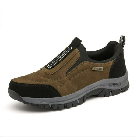 KAQ Hiking Shoes for Men Comfortable Waterproof Breathable Orthopedic Walking Hiking Shoes Walking Orthopedic Shoes