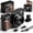 brown, variant on NBD Digital Camera 2.7K 48 Mega Pixels HD Vlogging with 16x Zoom Compact Camera for Beginner Photography with 32GB SD Card