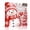 Red, variant on Canvas Wall Art, Christmas Pink Snowman Framed Canvas Prints for Bedroom Dining Room, Winter Snowflakes Rustic Xmas Trees Large Gallery Wrapped Wall Decor for Home Office, Gifts, 20"x24"