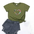 thumbnail image 3 of B91xZ Womens Tops Tee-Shirt à Manches Courtes Col Rond, Bleu Ciel m, 3 of 3