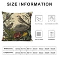 thumbnail image 5 of Vintage Animals Throw Pillow Covers Bird Butterfly Decorative Square Pillow Cases Botanical Floral Home Decor Cushion Cover for Sofa Couch, 5 of 5