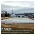Iron Sleek White Plastic Ice Rink Liner 6 Mil Backyard Ice Rink