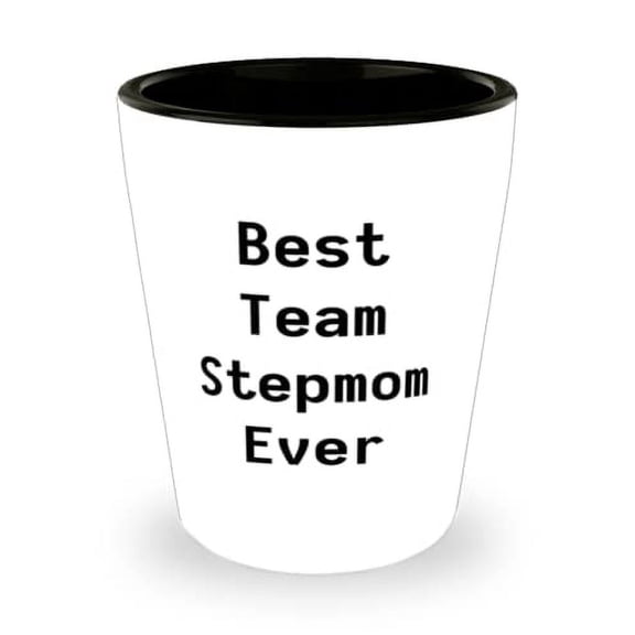 Gag Stepmom, Best Team Stepmom Ever, Epic Mother's Day Shot Glass For Mom
