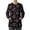 Christmas Santa Claus, variant on Binienty Fall Pumpkin Scrub Jacket with Pockets for Women Button Front Soft, Stretchy Medical Scrubs, Long Sleeve, for Dental, Fitted Female Nurse Healthcare Worker Stuff