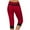 Red, variant on Gym Pants Women New 2025 Capris Women Capris Pants Casual Elastic Waist Drawstring Yoga Joggers Lightweight Running Cropped Sweatpants Ladies Capris Blue 3XL