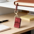 thumbnail image 4 of chaungfeng Red Miniature Travelers Notebook (1.89"x2.64"), Handmade Tiny Leather Travels Notebook, Vintage Mini Notebook Diary Journal, Pocket Diary Binding, 4 of 7