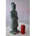 thumbnail image 3 of Asian Terracotta Warrior Standing Replica Made of Marble 6" x 4" x 19"H, 3 of 11