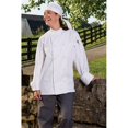 thumbnail image 1 of Uncommon Threads 0435-2508 Soho Crossover Chef Coat in White - 4XLarge, 1 of 1