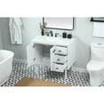 thumbnail image 5 of Elegant Kitchen and Bath 36 inch Single bathroom vanity in white, 5 of 5