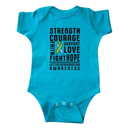 

Inktastic Lattice Degeneration Strength Hope Support and Courage Gift Baby Boy or Baby Girl Bodysuit