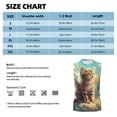thumbnail image 4 of Disketp Sunshine Cloud Cute Cat Sleeveless Tshirts for Men, Muscle Shirts for Men Dry Fit Tank Top-Small, 4 of 5