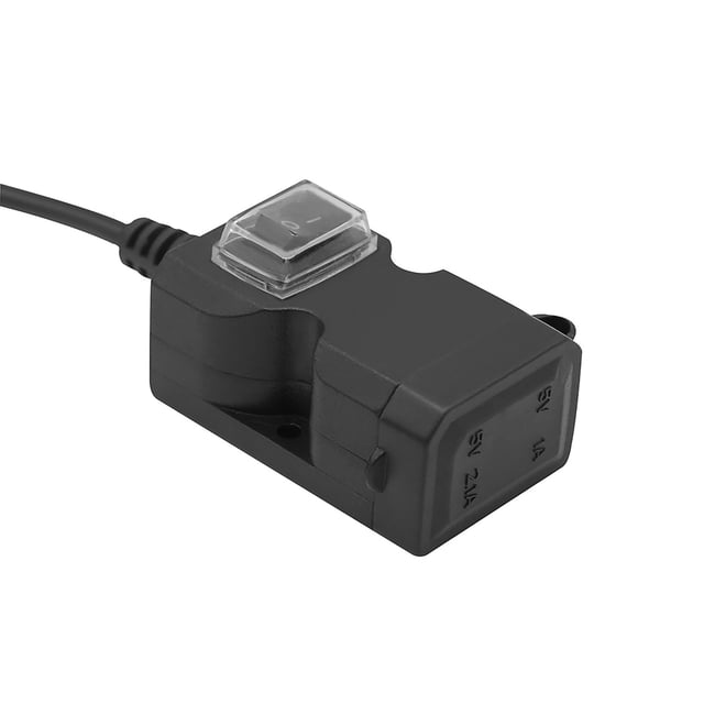 Toma De Corriente Chargeoutlet Para Motocicleta, Adaptador De Corriente Para Moto, Coche, Cc, Cargador Usb Dual, Interruptores 5V 3.1A Para Coche, Camión, Atv, Barco Kearding VI006117-00