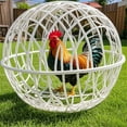 thumbnail image 2 of 5 PCS Upgraded Chicken Coop Circular PVC Cage, New Outdoor Rollable Round Chicken Cage, Pet Removable Safety Cage, Prevents Trampling for Chicks, Rabbits, Birds, 2 of 6